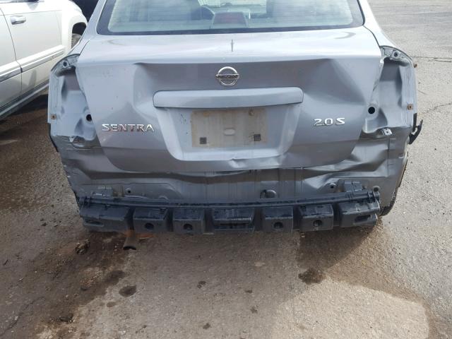 3N1AB61E67L641181 - 2007 NISSAN SENTRA 2.0 SILVER photo 9