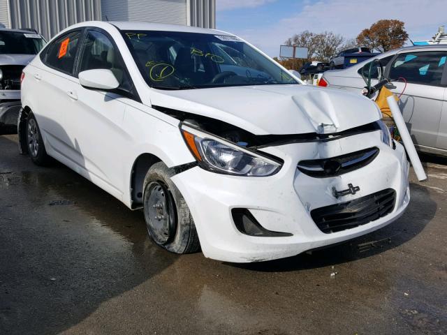 KMHCT4AE4GU163741 - 2016 HYUNDAI ACCENT SE WHITE photo 1