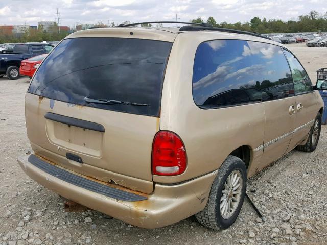 1C4GP54G7XB829371 - 1999 CHRYSLER TOWN & COU GOLD photo 4