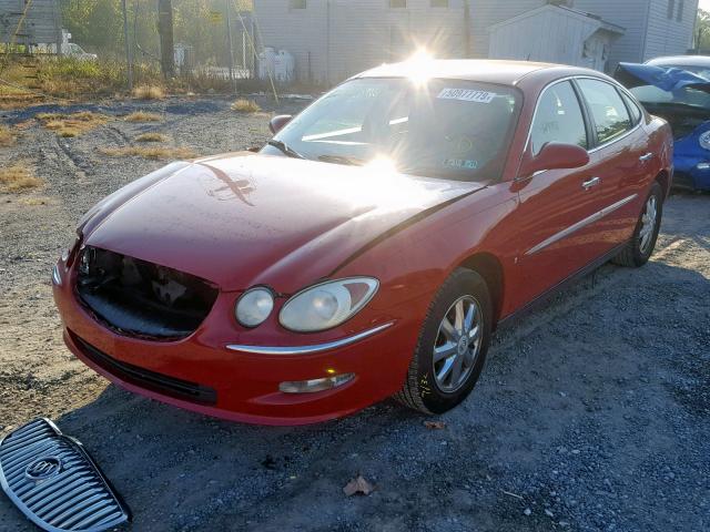 2G4WC582881150907 - 2008 BUICK LACROSSE C RED photo 2