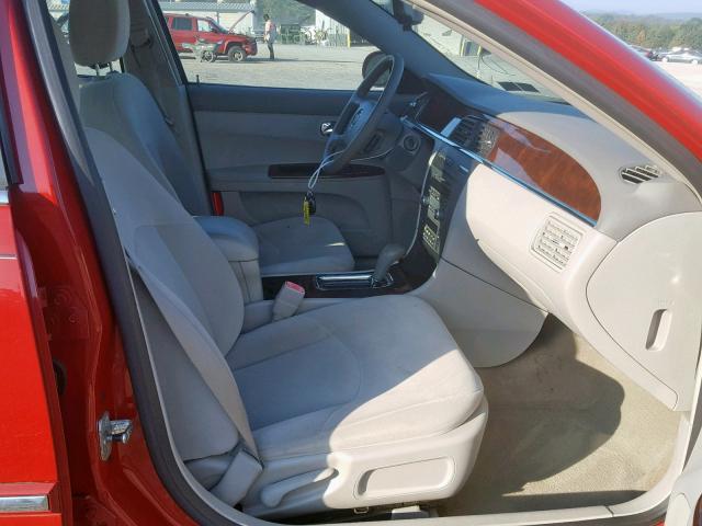 2G4WC582881150907 - 2008 BUICK LACROSSE C RED photo 5
