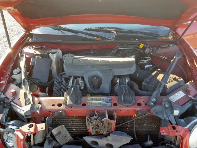 2G4WC582881150907 - 2008 BUICK LACROSSE C RED photo 7