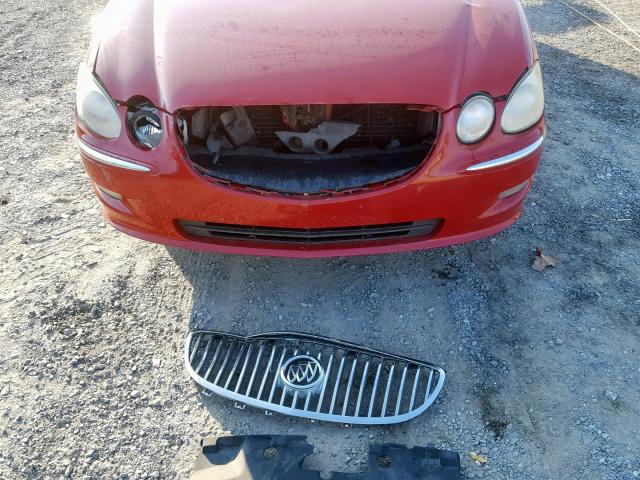 2G4WC582881150907 - 2008 BUICK LACROSSE C RED photo 9