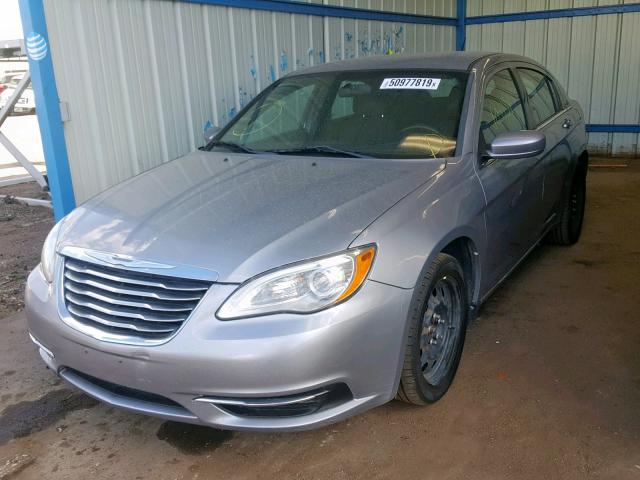 1C3CCBAB4DN733584 - 2013 CHRYSLER 200 LX SILVER photo 2