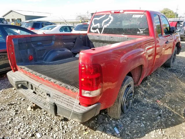 1GTEC19C28Z272878 - 2008 GMC SIERRA C15 RED photo 4