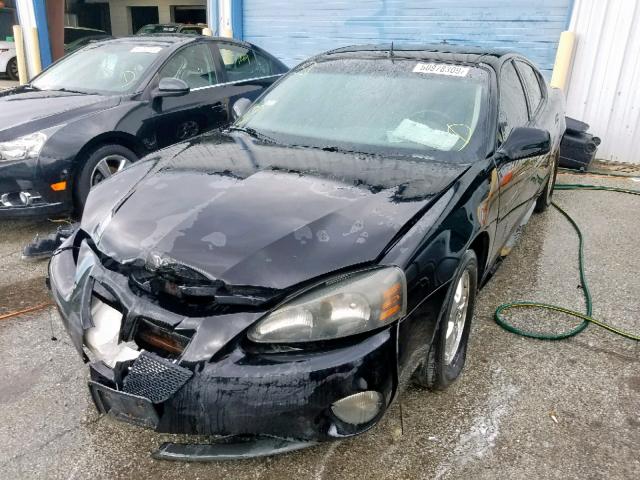 2G2WS522051248782 - 2005 PONTIAC GRAND PRIX BLACK photo 2