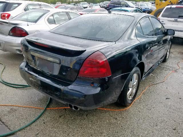 2G2WS522051248782 - 2005 PONTIAC GRAND PRIX BLACK photo 4