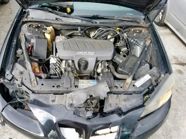 2G2WS522051248782 - 2005 PONTIAC GRAND PRIX BLACK photo 7