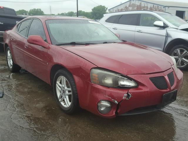 2G2WR554661173063 - 2006 PONTIAC GRAND PRIX RED photo 1