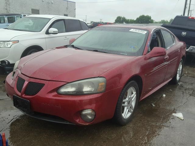 2G2WR554661173063 - 2006 PONTIAC GRAND PRIX RED photo 2