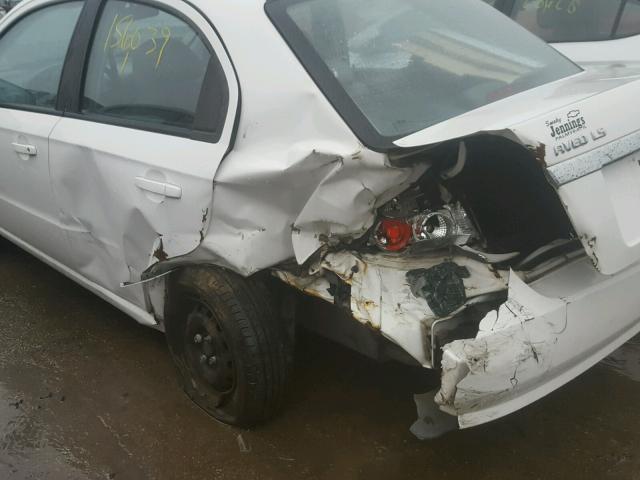 KL1TD56678B116099 - 2008 CHEVROLET AVEO BASE Ağ foto 9