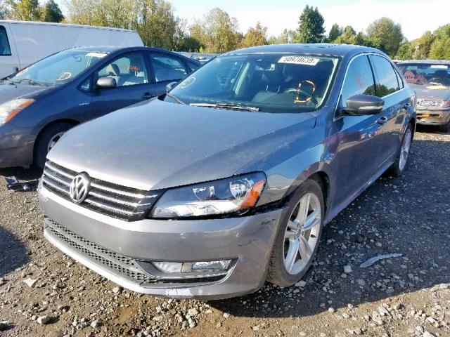 1VWBN7A38DC132209 - 2013 VOLKSWAGEN PASSAT SE BLACK photo 2