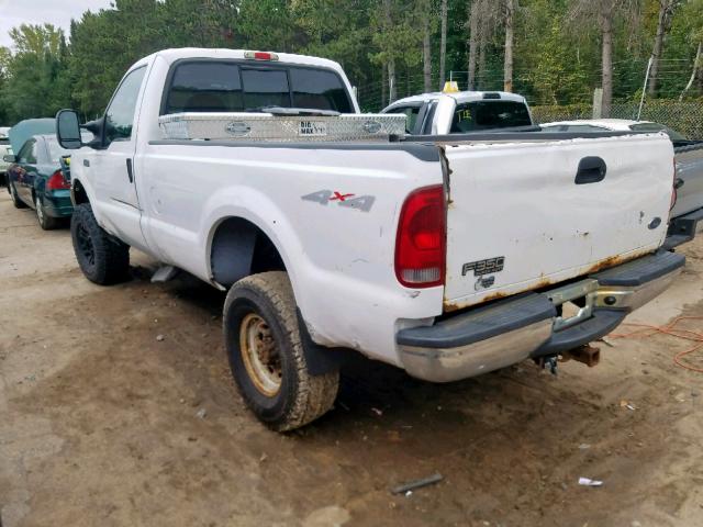 1FTSF31L24EA06232 - 2004 FORD F350 SRW S WHITE photo 3