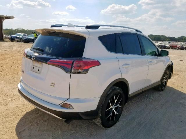 2T3JFREV1GW522928 - 2016 TOYOTA RAV4 SE WHITE photo 4