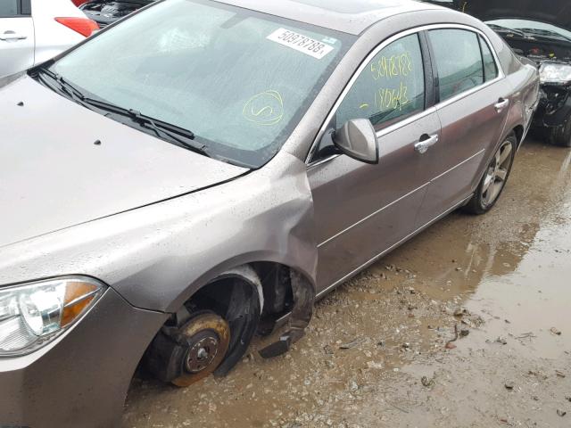 1G1ZC5E09CF114013 - 2012 CHEVROLET MALIBU 1LT 灰色 照片 9