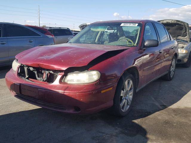 1G1ND52FX4M693403 - 2004 CHEVROLET CLASSIC MAROON photo 2