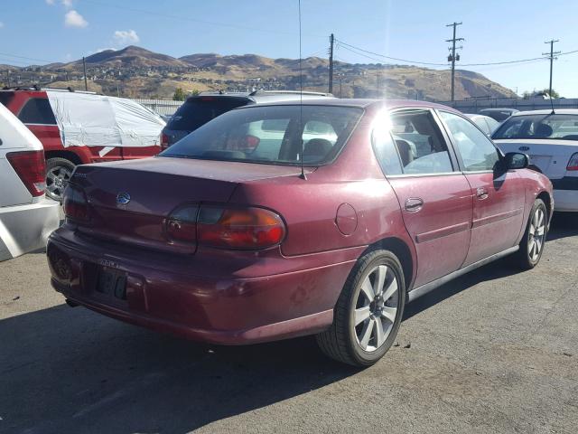 1G1ND52FX4M693403 - 2004 CHEVROLET CLASSIC MAROON photo 4