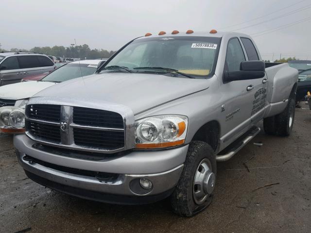 3D7MX48C76G223858 - 2006 DODGE RAM 3500 S GRAY photo 2