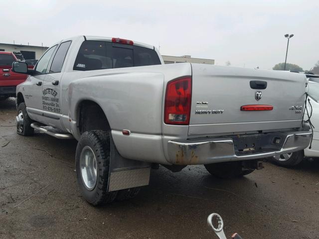 3D7MX48C76G223858 - 2006 DODGE RAM 3500 S GRAY photo 3