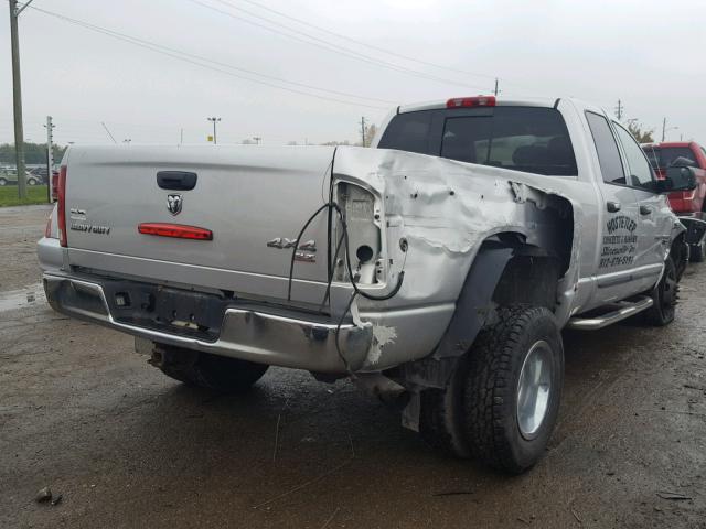 3D7MX48C76G223858 - 2006 DODGE RAM 3500 S GRAY photo 4