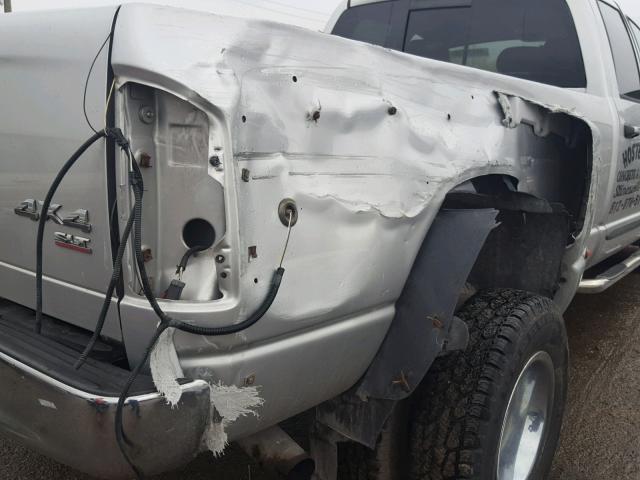 3D7MX48C76G223858 - 2006 DODGE RAM 3500 S GRAY photo 9