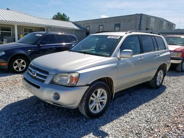 JTEDW21AX70016795 - 2007 TOYOTA HIGHLANDER SILVER photo 2