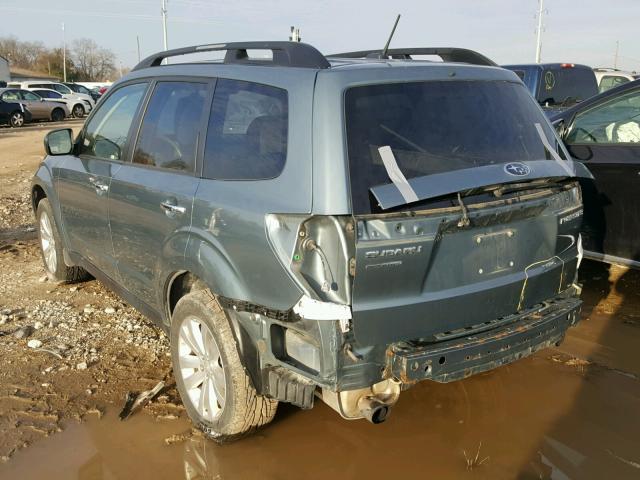 JF2SHBEC5BH714454 - 2011 SUBARU FORESTER L GREEN photo 3