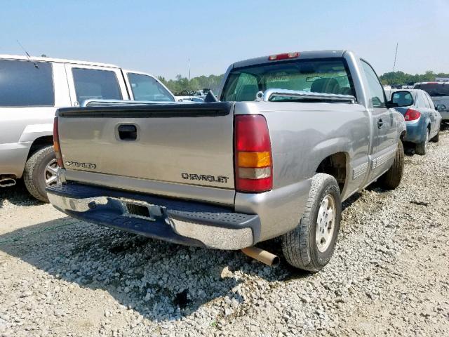 1GCEC14V41Z189399 - 2001 CHEVROLET SILVERADO SILVER photo 4