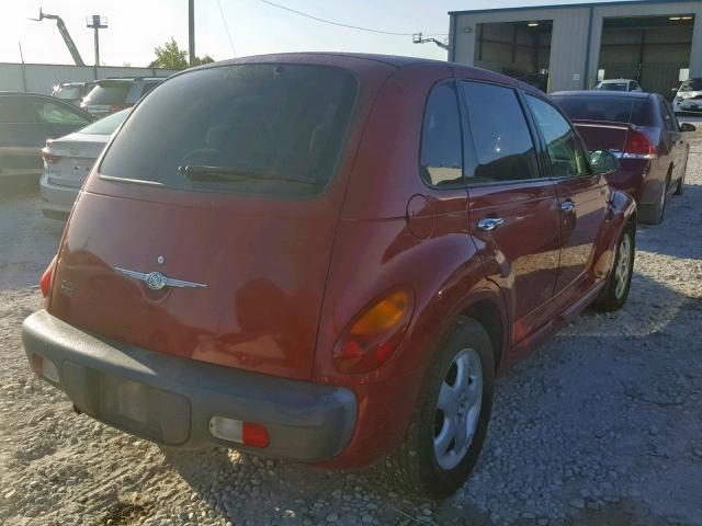 3C4FY58B42T288729 - 2002 CHRYSLER PT CRUISER RED photo 4