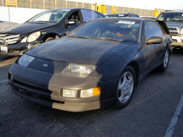 JN1RZ26H0MX501346 - 1991 NISSAN 300ZX 2+2 BLACK photo 2