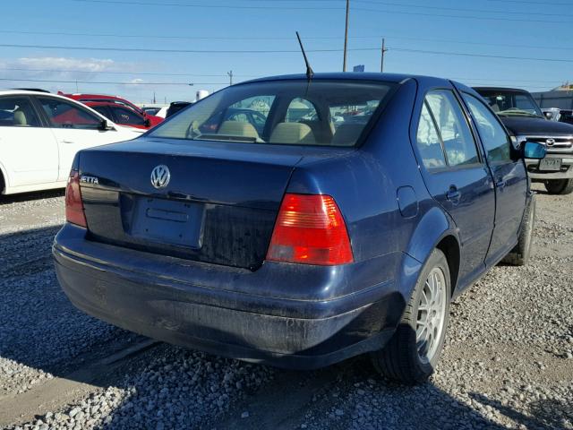 3VWPD69MX1M226361 - 2001 VOLKSWAGEN JETTA WOLF BLUE photo 4