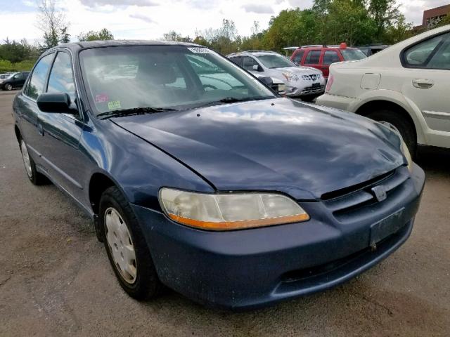 1HGCG6650YA022084 - 2000 HONDA ACCORD LX BLUE photo 1