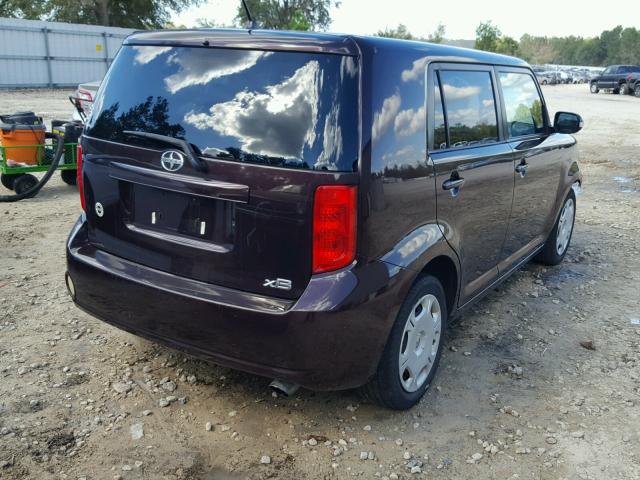 JTLKE50E081012713 - 2008 TOYOTA SCION XB Bənövşəyi foto 4