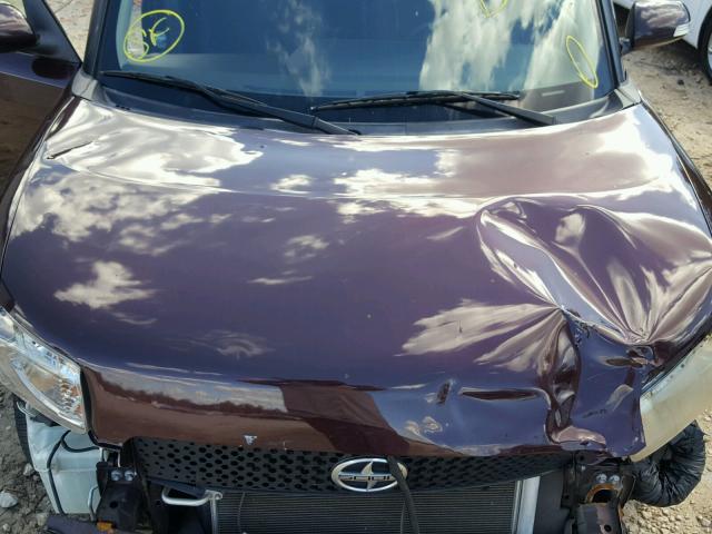 JTLKE50E081012713 - 2008 TOYOTA SCION XB Bənövşəyi foto 7