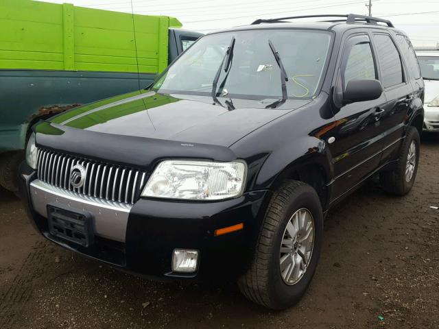 4M2CU57106DJ05632 - 2006 MERCURY MARINER BLACK photo 2