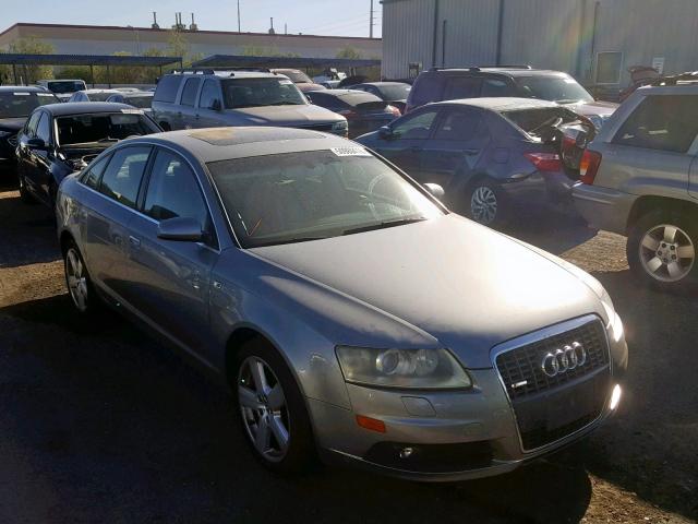 WAUAH74F98N168977 - 2008 AUDI A6 3.2 GRAY photo 1