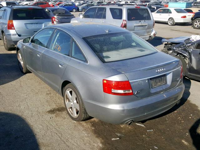 WAUAH74F98N168977 - 2008 AUDI A6 3.2 GRAY photo 3