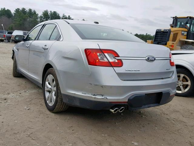 1FAHP2EW0BG124583 - 2011 FORD TAURUS SEL SILVER photo 3