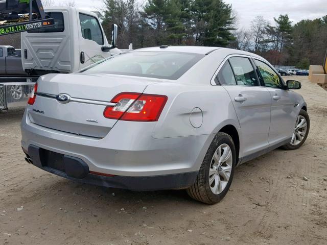 1FAHP2EW0BG124583 - 2011 FORD TAURUS SEL SILVER photo 4