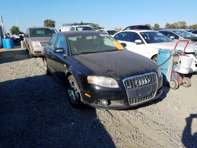 WAUAF78E38A085866 - 2008 AUDI A4 2.0T BLACK photo 1