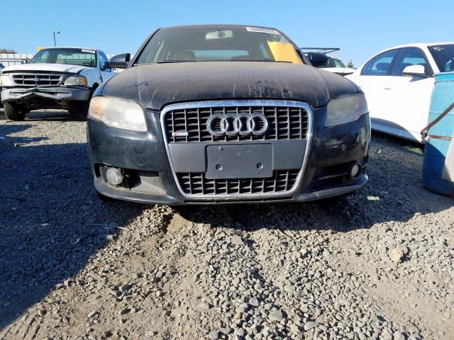 WAUAF78E38A085866 - 2008 AUDI A4 2.0T BLACK photo 10