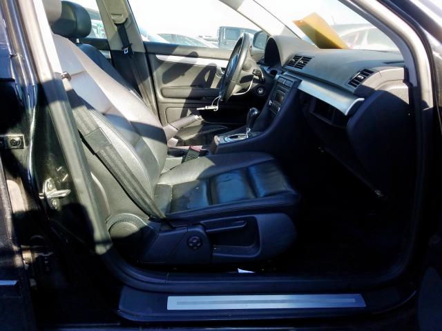 WAUAF78E38A085866 - 2008 AUDI A4 2.0T BLACK photo 5