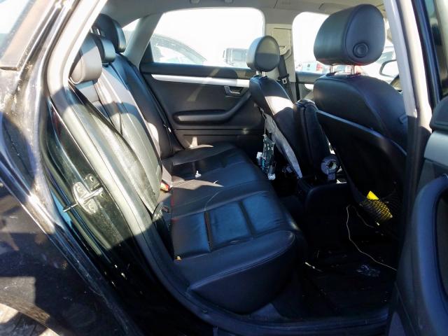 WAUAF78E38A085866 - 2008 AUDI A4 2.0T BLACK photo 6