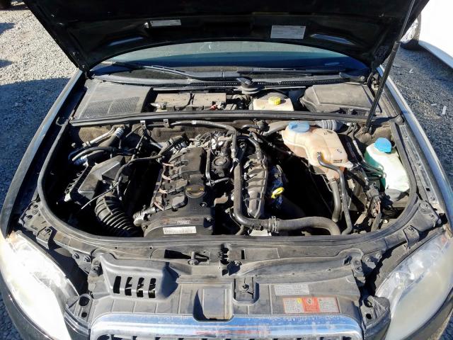 WAUAF78E38A085866 - 2008 AUDI A4 2.0T BLACK photo 7