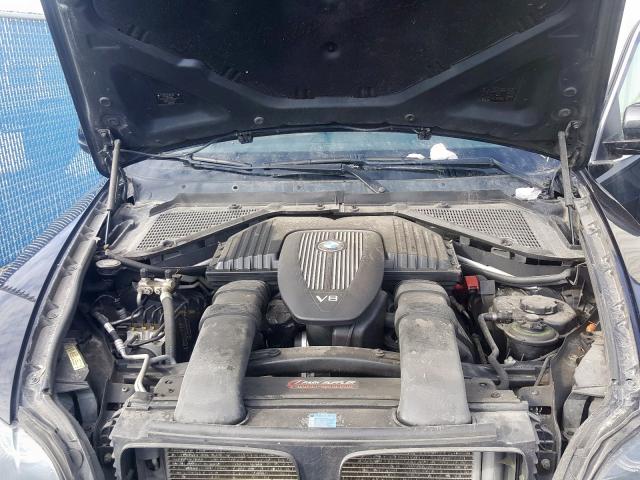 5UXFE83587LZ38496 - 2007 BMW X5 4.8I BLACK photo 7