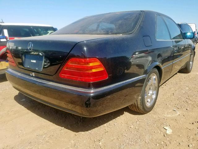 WDBGA70EXSA229930 - 1995 MERCEDES-BENZ S 500 BLACK photo 4