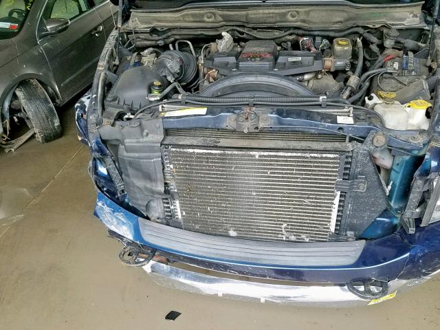 3D7KS28A97G852841 - 2007 DODGE RAM 2500 S Կապույտ լուսանկար 7