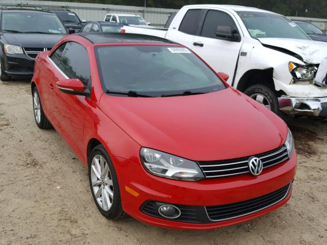 WVWBW8AH4DV000974 - 2013 VOLKSWAGEN EOS KOMFOR RED photo 1