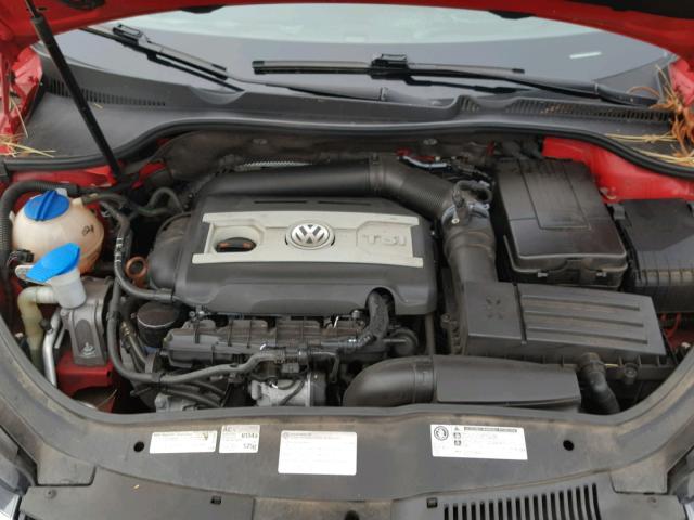 WVWBW8AH4DV000974 - 2013 VOLKSWAGEN EOS KOMFOR RED photo 7