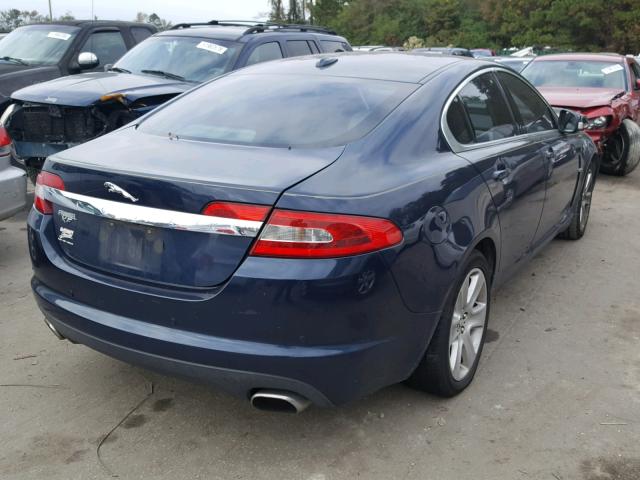 SAJWA05BX9HR11289 - 2009 JAGUAR XF LUXURY BLUE photo 4